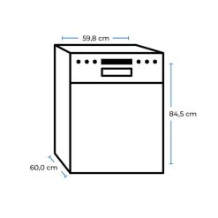Am billigsten ⭐ Exquisit Geschirrspüler GSP9414-030D Inox | Standgerät | 14 Gedecke | Inox 🔥 -Exquisit Verkaufsladen unnamed file 1864