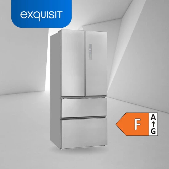 Brandneu 👏 Exquisit Frenchdoor FD430-140-030F Inoxlook | Standgerät | 431 L Volumen | Inoxlook ⌛ 4 Brandneu 👏 Exquisit Frenchdoor FD430-140-030F Inoxlook | Standgerät | 431 L Volumen | Inoxlook ⌛ – Bild 2