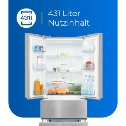 Brandneu 👏 Exquisit Frenchdoor FD430-140-030F Inoxlook | Standgerät | 431 L Volumen | Inoxlook ⌛ 11 Brandneu 👏 Exquisit Frenchdoor FD430-140-030F Inoxlook | Standgerät | 431 L Volumen | Inoxlook ⌛ -Exquisit Verkaufsladen unnamed file 1873