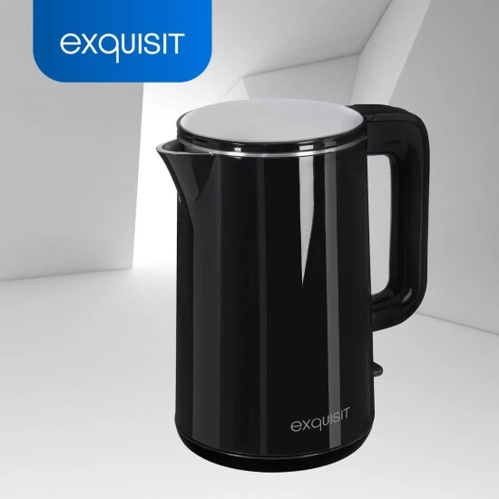 Bester Verkauf 🔔 Exquisit Wasserkocher WK 6103 SWI | 1,5 Liter Volumen | 360 Grad Sockel | 2200 Watt | Integrierter Filter | Automatische Abschaltung | Doppelwandig | Wasserstandsanzeige | Verdecktes Heizelement 🔔 4 Bester Verkauf 🔔 Exquisit Wasserkocher WK 6103 SWI | 1,5 Liter Volumen | 360 Grad Sockel | 2200 Watt | Integrierter Filter | Automatische Abschaltung | Doppelwandig | Wasserstandsanzeige | Verdecktes Heizelement 🔔 – Bild 2