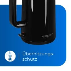 Bester Verkauf 🔔 Exquisit Wasserkocher WK 6103 SWI | 1,5 Liter Volumen | 360 Grad Sockel | 2200 Watt | Integrierter Filter | Automatische Abschaltung | Doppelwandig | Wasserstandsanzeige | Verdecktes Heizelement 🔔 12 Bester Verkauf 🔔 Exquisit Wasserkocher WK 6103 SWI | 1,5 Liter Volumen | 360 Grad Sockel | 2200 Watt | Integrierter Filter | Automatische Abschaltung | Doppelwandig | Wasserstandsanzeige | Verdecktes Heizelement 🔔 -Exquisit Verkaufsladen unnamed file 1895