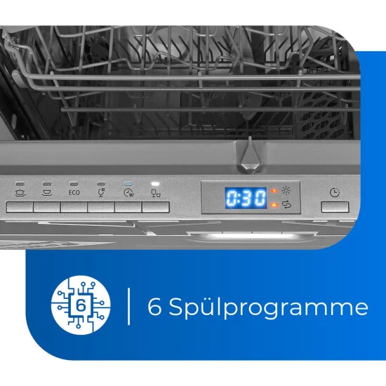 Top 10 😍 Exquisit Geschirrspüler EGSP2113-E-030E Silber | 13 Maßgedecke | 6 Programme | Display | EEK: E | Startzeitvorwahl | Abklappbarer Tellerhalter | Besteckkorb 🔔 5 Top 10 😍 Exquisit Geschirrspüler EGSP2113-E-030E Silber | 13 Maßgedecke | 6 Programme | Display | EEK: E | Startzeitvorwahl | Abklappbarer Tellerhalter | Besteckkorb 🔔 – Bild 3