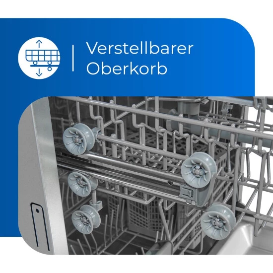 Top 10 😍 Exquisit Geschirrspüler EGSP2113-E-030E Silber | 13 Maßgedecke | 6 Programme | Display | EEK: E | Startzeitvorwahl | Abklappbarer Tellerhalter | Besteckkorb 🔔 7 Top 10 😍 Exquisit Geschirrspüler EGSP2113-E-030E Silber | 13 Maßgedecke | 6 Programme | Display | EEK: E | Startzeitvorwahl | Abklappbarer Tellerhalter | Besteckkorb 🔔 – Bild 5