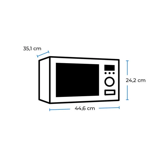 Brandneu 🔥 Exquisit Mikrowelle MW717-070G Weiss | 900 Watt | 5 Leistungsstufen | Weiß 🧨 8 Brandneu 🔥 Exquisit Mikrowelle MW717-070G Weiss | 900 Watt | 5 Leistungsstufen | Weiß 🧨 – Bild 6