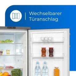 Am billigsten 💯 Exquisit Vollraumkühlschrank KS16-V-HE-011D Inoxlook | 134 L Nutzinhalt | Edelstahloptik 🎉 -Exquisit Verkaufsladen unnamed file 210