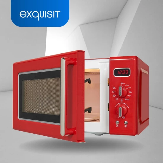 Bestpreis 😍 Exquisit Mikrowelle RMW720-3GDIG Rot | 20 Liter Nutzinhalt | 1000 Watt | Rot 👍 4 Bestpreis 😍 Exquisit Mikrowelle RMW720-3GDIG Rot | 20 Liter Nutzinhalt | 1000 Watt | Rot 👍 – Bild 2