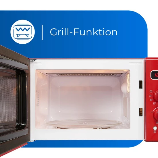 Bestpreis 😍 Exquisit Mikrowelle RMW720-3GDIG Rot | 20 Liter Nutzinhalt | 1000 Watt | Rot 👍 7 Bestpreis 😍 Exquisit Mikrowelle RMW720-3GDIG Rot | 20 Liter Nutzinhalt | 1000 Watt | Rot 👍 – Bild 5