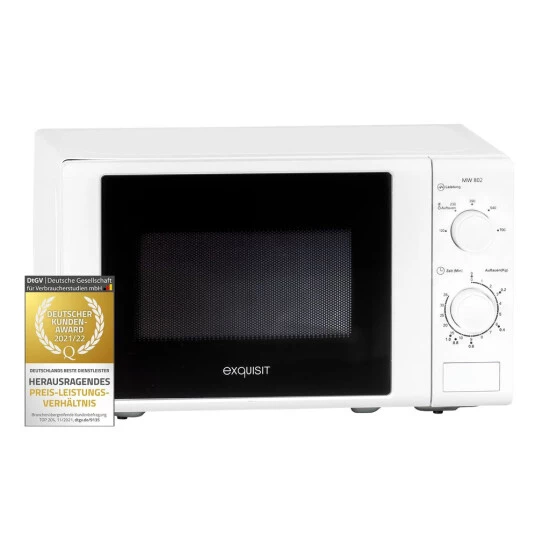 Besorgen 🤩 Exquisit Mikrowelle MW 802 | 700 Watt | Weiß ⭐ 3 Besorgen 🤩 Exquisit Mikrowelle MW 802 | 700 Watt | Weiß ⭐