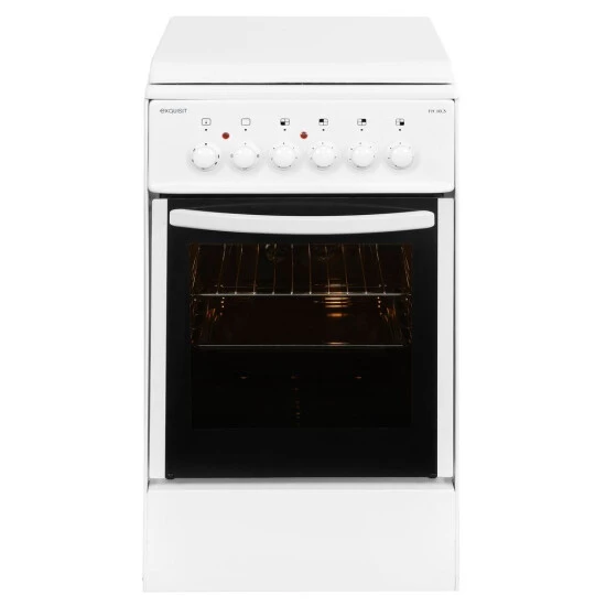 Großhandel ✔️ Exquisit EH 11.3-4 Elektro-Standherd, Ober- Unterhitze | Blitzkochplatte | Weiß 🎉 6 Großhandel ✔️ Exquisit EH 11.3-4 Elektro-Standherd, Ober- Unterhitze | Blitzkochplatte | Weiß 🎉 – Bild 4