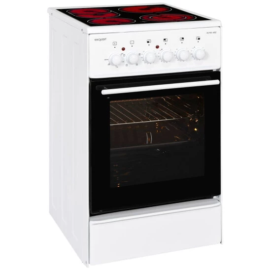 Neu 👏 Exquisit ECM 5-4 BZ Elektro-Standherd | Glaskeramik | 4 Kochstellen | Bräter-u. Zweikreiszone | Ober-/ Unterhitze | Grill | Umluft | Weiß 🥰 4 Neu 👏 Exquisit ECM 5-4 BZ Elektro-Standherd | Glaskeramik | 4 Kochstellen | Bräter-u. Zweikreiszone | Ober-/ Unterhitze | Grill | Umluft | Weiß 🥰 – Bild 2