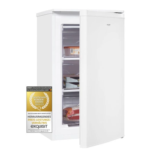 Neu ⌛ Exquisit Gefrierschrank GS111-040E Weiss | Standgerät | 64 L Volumen | Weiß 👍 3 Neu ⌛ Exquisit Gefrierschrank GS111-040E Weiss | Standgerät | 64 L Volumen | Weiß 👍
