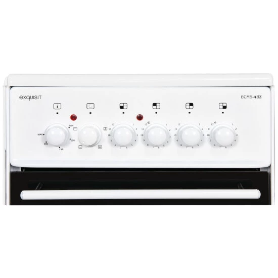 Neu 👏 Exquisit ECM 5-4 BZ Elektro-Standherd | Glaskeramik | 4 Kochstellen | Bräter-u. Zweikreiszone | Ober-/ Unterhitze | Grill | Umluft | Weiß 🥰 8 Neu 👏 Exquisit ECM 5-4 BZ Elektro-Standherd | Glaskeramik | 4 Kochstellen | Bräter-u. Zweikreiszone | Ober-/ Unterhitze | Grill | Umluft | Weiß 🥰 – Bild 6
