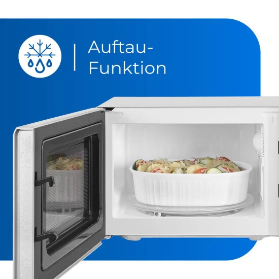 Budget 🎉 Exquisit Mikrowelle MW 802 Silber | 700 Watt | Silber 🔥 6 Budget 🎉 Exquisit Mikrowelle MW 802 Silber | 700 Watt | Silber 🔥 – Bild 5