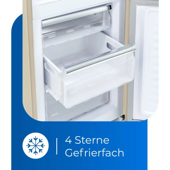 Coupon 🎁 Exquisit Retrokühlschrank RKGC250-70-H-160E Magnolienweiss | Standgerät | 244 L Volumen | Magnolienweiß ⭐ 8 Coupon 🎁 Exquisit Retrokühlschrank RKGC250-70-H-160E Magnolienweiss | Standgerät | 244 L Volumen | Magnolienweiß ⭐ – Bild 6