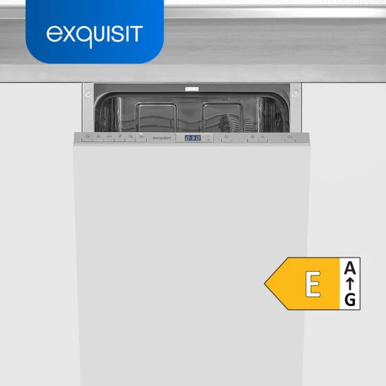 Budget 👍 Exquisit Einbaugeschirrspüler EGSP2109-E-030E Silber | Vollintegriert | 9 Gedecke | Silber 🔔 4 Budget 👍 Exquisit Einbaugeschirrspüler EGSP2109-E-030E Silber | Vollintegriert | 9 Gedecke | Silber 🔔 – Bild 2