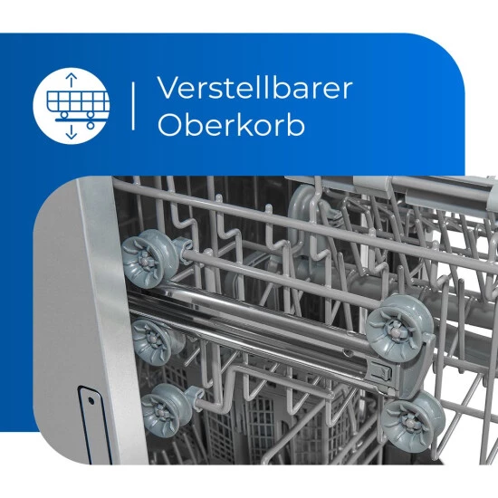 Budget 👍 Exquisit Einbaugeschirrspüler EGSP2109-E-030E Silber | Vollintegriert | 9 Gedecke | Silber 🔔 7 Budget 👍 Exquisit Einbaugeschirrspüler EGSP2109-E-030E Silber | Vollintegriert | 9 Gedecke | Silber 🔔 – Bild 5