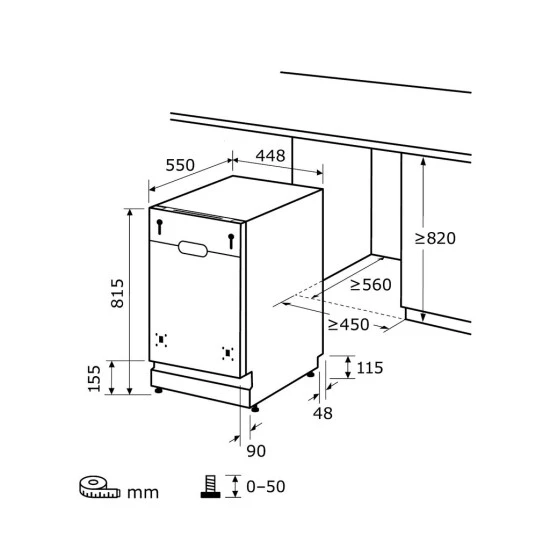 Budget 👍 Exquisit Einbaugeschirrspüler EGSP2109-E-030E Silber | Vollintegriert | 9 Gedecke | Silber 🔔 8 Budget 👍 Exquisit Einbaugeschirrspüler EGSP2109-E-030E Silber | Vollintegriert | 9 Gedecke | Silber 🔔 – Bild 6