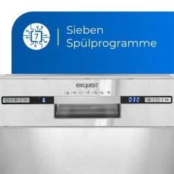 Brandneu 🌟 Exquisit Einbaugeschirrspüler EGSP9309-EF-030E Inox | Edelstahlfront | 9 Gedecke | Inox ⭐ -Exquisit Verkaufsladen unnamed file 448