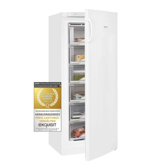 Blitzangebot 🎁 Exquisit Gefrierschrank GS184-H-100E Weiss | 184 L Nutzinhalt | Weiß 😍 3 Blitzangebot 🎁 Exquisit Gefrierschrank GS184-H-100E Weiss | 184 L Nutzinhalt | Weiß 😍