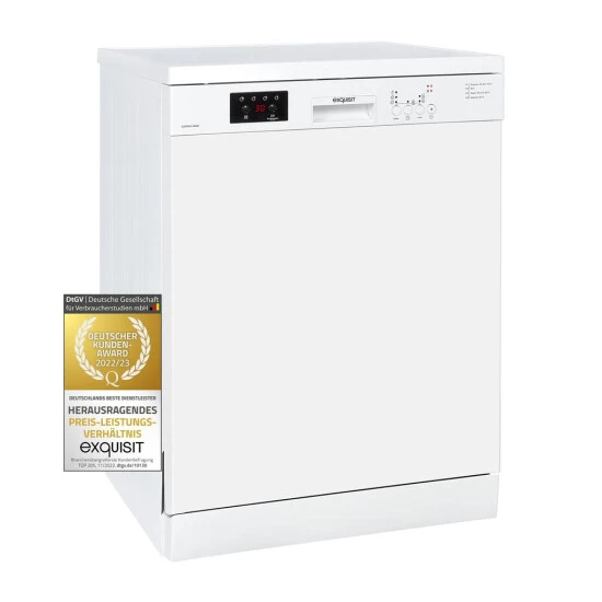 Aktion 👍 Exquisit Geschirrspüler GSP9312-060E Weiss | 12 Maßgedecke | Weiß 🌟 3 Aktion 👍 Exquisit Geschirrspüler GSP9312-060E Weiss | 12 Maßgedecke | Weiß 🌟