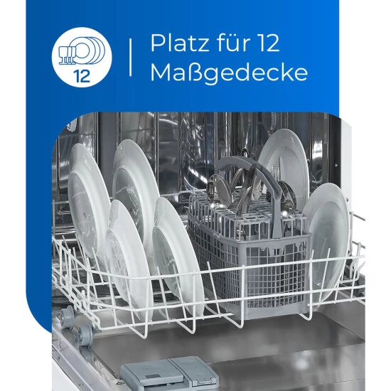 Aktion 👍 Exquisit Geschirrspüler GSP9312-060E Weiss | 12 Maßgedecke | Weiß 🌟 6 Aktion 👍 Exquisit Geschirrspüler GSP9312-060E Weiss | 12 Maßgedecke | Weiß 🌟 – Bild 4