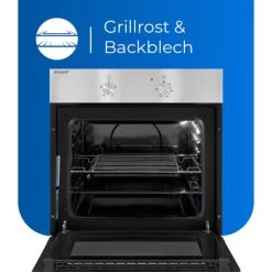 Rabatt 🧨 Exquisit EBE 555-1.1 Elektro-Einbaubackofen | Ober- / Unterhitze | Inox 👏 -Exquisit Verkaufsladen unnamed file 525