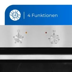 Rabatt 🧨 Exquisit EBE 555-1.1 Elektro-Einbaubackofen | Ober- / Unterhitze | Inox 👏 -Exquisit Verkaufsladen unnamed file 526