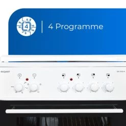 Besorgen ✨ Exquisit EH 10.6-4 Elektro-Standherd | Ober-/ Unterhitze | Blitzkochplatte | Weiß 💯 -Exquisit Verkaufsladen unnamed file 546