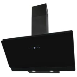 Billig 👏 Exquisit KFD 80-8 Kopffrei-Dunstabzugshaube | Glasschirm | LED-Beleuchtung | Schwarz 😀