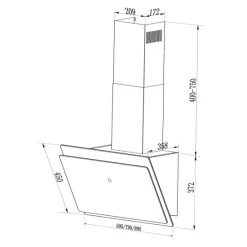 Billig 👏 Exquisit KFD 80-8 Kopffrei-Dunstabzugshaube | Glasschirm | LED-Beleuchtung | Schwarz 😀 -Exquisit Verkaufsladen unnamed file 552