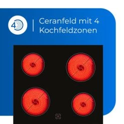 Blitzangebot 😀 Exquisit EHE 156-2.1 U-Set Einbau-Herd Glaskeramikkochfeld | Ober-/Unterhitze | Inox ❤️ -Exquisit Verkaufsladen unnamed file 555