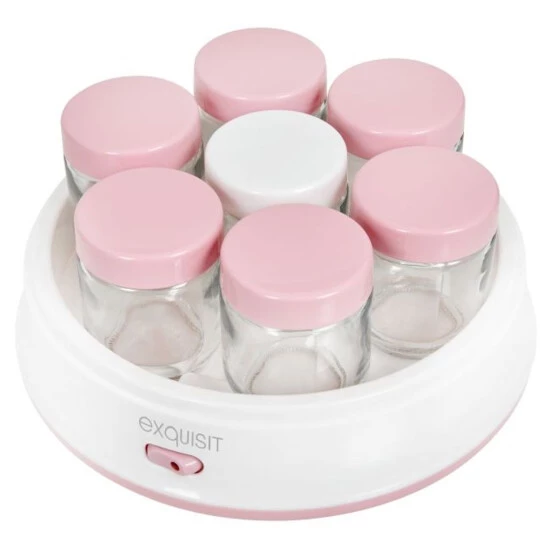 Coupon 🌟 Exquisit YM 3101 Wep Joghurtmaker | 200 Ml Portionsgläser | Kontrolleuchte | Rosa 🥰 6 Coupon 🌟 Exquisit YM 3101 Wep Joghurtmaker | 200 Ml Portionsgläser | Kontrolleuchte | Rosa 🥰 – Bild 4