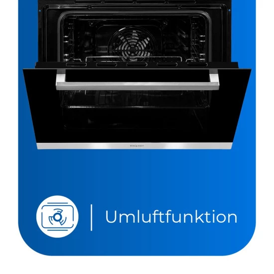 Neu 😍 Exquisit EHE 157-2 UR-Set Einbau-Herd Glaskeramikkochfeld | Ober-/Unterhitze | Umluft & Grill| Inox 🎉 6 Neu 😍 Exquisit EHE 157-2 UR-Set Einbau-Herd Glaskeramikkochfeld | Ober-/Unterhitze | Umluft & Grill| Inox 🎉 – Bild 4