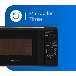 Bester Verkauf 🥰 Exquisit Mikrowelle MW 802 G Schwarz | 700 Watt | Grill | Schwarz 🔔 -Exquisit Verkaufsladen unnamed file 61