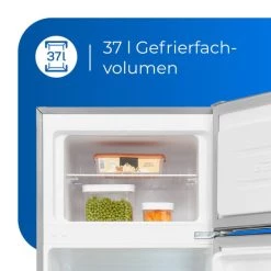 Schlussverkauf ✨ Exquisit Kühl- Und Gefrierkombination KGC270-45-040E Inoxlook | Standgerät | 206 L Volumen | Inoxlook ⭐ -Exquisit Verkaufsladen unnamed file 636