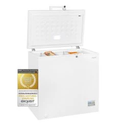 Blitzangebot 😉 Exquisit Gefriertruhe GT200-HE-040E Weiss | Standgerät | 198 L Volumen | Weiß 👏