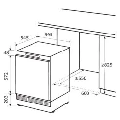 Besorgen 👍 Exquisit Unterbaukühlschrank UKS140-V-FE-010F | Festtürmontage | 138 L Nutzinhalt | Weiß 😀 -Exquisit Verkaufsladen unnamed file 668