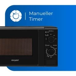 Aktion 🥰 Exquisit Mikrowelle MW 802 Schwarz | 700 Watt | Schwarz 😉 -Exquisit Verkaufsladen unnamed file 68
