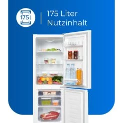 Blitzangebot ⭐ Exquisit Kühl- Und Gefrierkombination KGC231-60-010E Weiss | Standgerät | 175 L Volumen | Weiß 😍 -Exquisit Verkaufsladen unnamed file 685