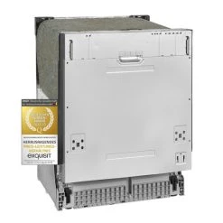 Bestpreis 👏 Exquisit Einbaugeschirrspüler EGSP6012-E-030E Silber | Vollintegriert | 12 Gedecke | Silber 🎉