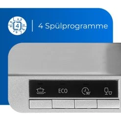 Bestpreis 👏 Exquisit Einbaugeschirrspüler EGSP6012-E-030E Silber | Vollintegriert | 12 Gedecke | Silber 🎉 -Exquisit Verkaufsladen unnamed file 699