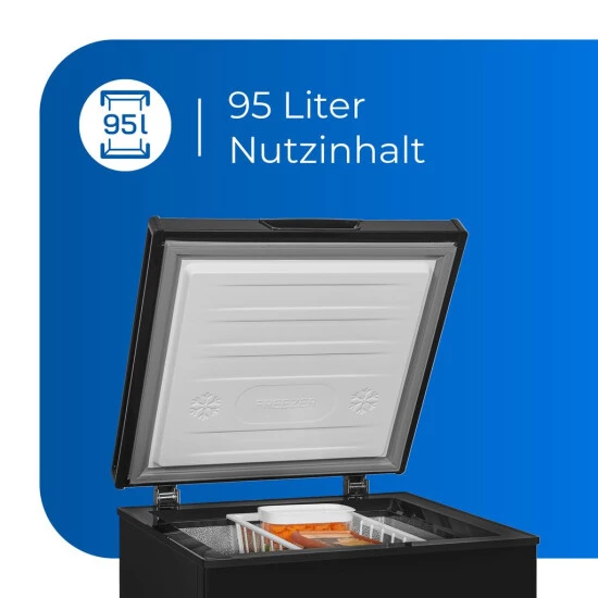 Bestpreis ✔️ Exquisit Gefriertruhe GT100-330E Schwarz | 96 L Nutzinhalt | Schwarz 🤩 5 Bestpreis ✔️ Exquisit Gefriertruhe GT100-330E Schwarz | 96 L Nutzinhalt | Schwarz 🤩 – Bild 3