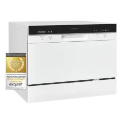 Top 10 👏 Exquisit Geschirrspüler GSP206-030F WeissPV | Tischgeschirrspüler | 6 Maßgedecke | Weiß ✔️