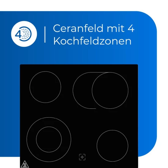 Am billigsten 💯 Exquisit EHE 185-1.2-Set Einbau-Herd Glaskeramikkochfeld | Ober-/Unterhitze | Inox ✨ 5 Am billigsten 💯 Exquisit EHE 185-1.2-Set Einbau-Herd Glaskeramikkochfeld | Ober-/Unterhitze | Inox ✨ – Bild 3