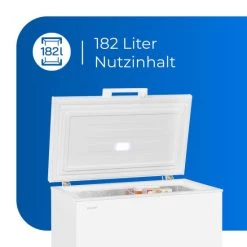 Brandneu 🌟 Exquisit Gefriertruhe GT200-HE-010E Weiss | Standgerät | 182 L Volumen | Weiß 😉 -Exquisit Verkaufsladen unnamed file 924