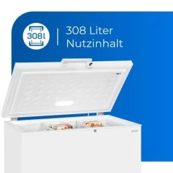 Besorgen ❤️ Exquisit Gefriertruhe GT320-HE-040E Weiss | Standgerät | 316 L Volumen | Weiß 😉 -Exquisit Verkaufsladen unnamed file 931