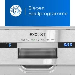 Bester Verkauf ✨ Exquisit Einbaugeschirrspüler EGSP2109-EB-030E Inox | Teilintegriert | 9 Gedecke | Inox 😉 -Exquisit Verkaufsladen unnamed file 955