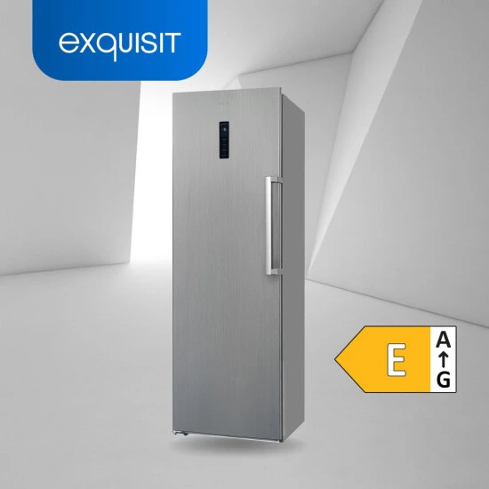 Schlussverkauf 🛒 Exquisit Gefrierschrank GS295-NF-H-040E Inoxlook | 274 L Nutzinhalt | Edelstahloptik ✨ 4 Schlussverkauf 🛒 Exquisit Gefrierschrank GS295-NF-H-040E Inoxlook | 274 L Nutzinhalt | Edelstahloptik ✨ – Bild 2
