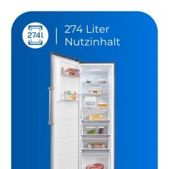 Schlussverkauf 🛒 Exquisit Gefrierschrank GS295-NF-H-040E Inoxlook | 274 L Nutzinhalt | Edelstahloptik ✨ 12 Schlussverkauf 🛒 Exquisit Gefrierschrank GS295-NF-H-040E Inoxlook | 274 L Nutzinhalt | Edelstahloptik ✨ -Exquisit Verkaufsladen unnamed file 973